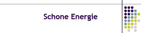 Schone Energie